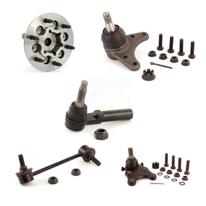 Bearing Upper Lower Ball Joint Outer Tie Rod & Link Front Left Kit (5Pc) For GMC