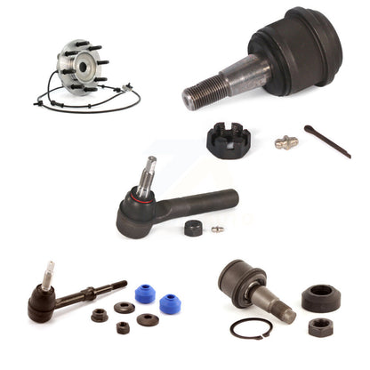 Bearing Upper Lower Ball Joint Outer Tie Rod Link Front Left Kit (5Pc) For Dodge