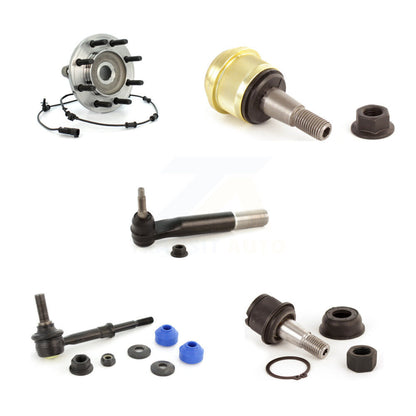 Bearing Upper Lower Ball Joint Outer Tie Rod & Sway Bar Link Front Left Kit For