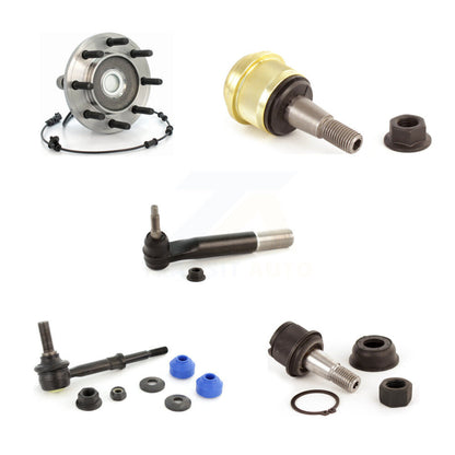 Bearing Upper Lower Ball Joint Outer Tie Rod & Sway Bar Link Front Left Kit For