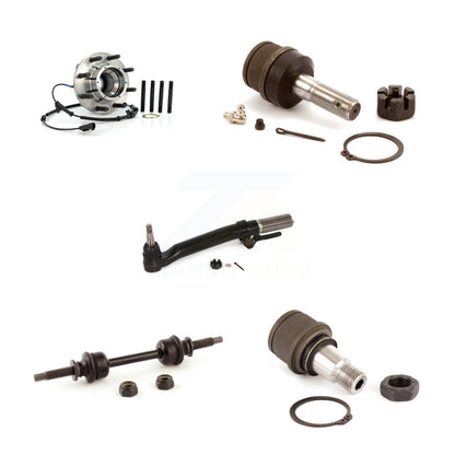 Bearing Upper Lower Ball Joint Outer Tie Rod & Sway Bar Link Front Left Kit For