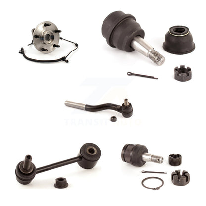 Bearing Upper Lower Ball Joint Outer Tie Rod & Sway Bar Link Front Left Kit For