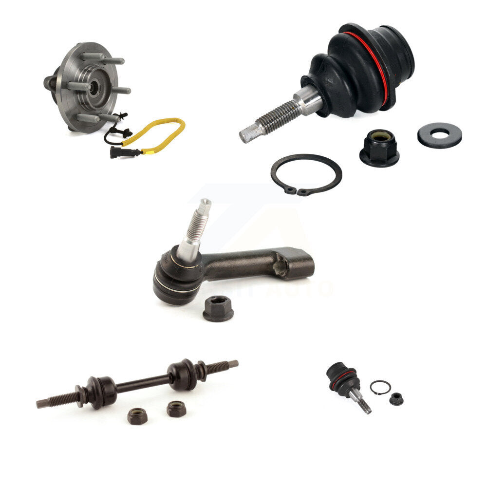 Bearing Upper Lower Ball Joint Outer Tie Rod Link Front Left Kit For Ford F-150