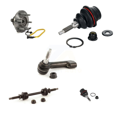 Bearing Upper Lower Ball Joint Outer Tie Rod Link Front Left Kit For Ford F-150