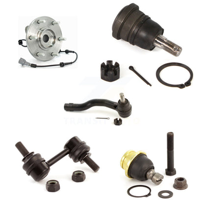 Bearing Upper Lower Ball Joint Outer Tie Rod Link Front Left Kit (5Pc) For TITAN