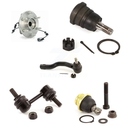 Bearing Upper Lower Ball Joint Outer Tie Rod Link Front Left Kit (5Pc) For TITAN