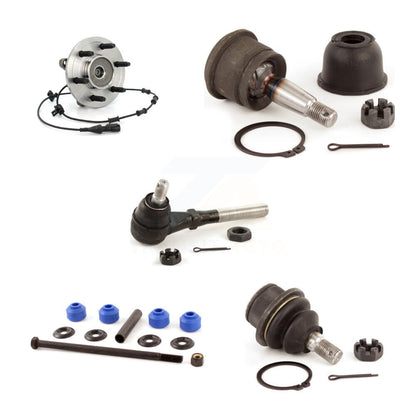Bearing Upper Lower Ball Joint Outer Tie Rod Link Front Left Kit (5Pc) For Ford