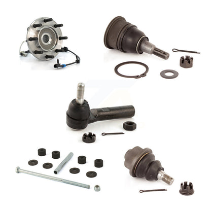 Bearing Upper Lower Ball Joint Outer Tie Rod Link Front Kit (5Pc) For Chevrolet
