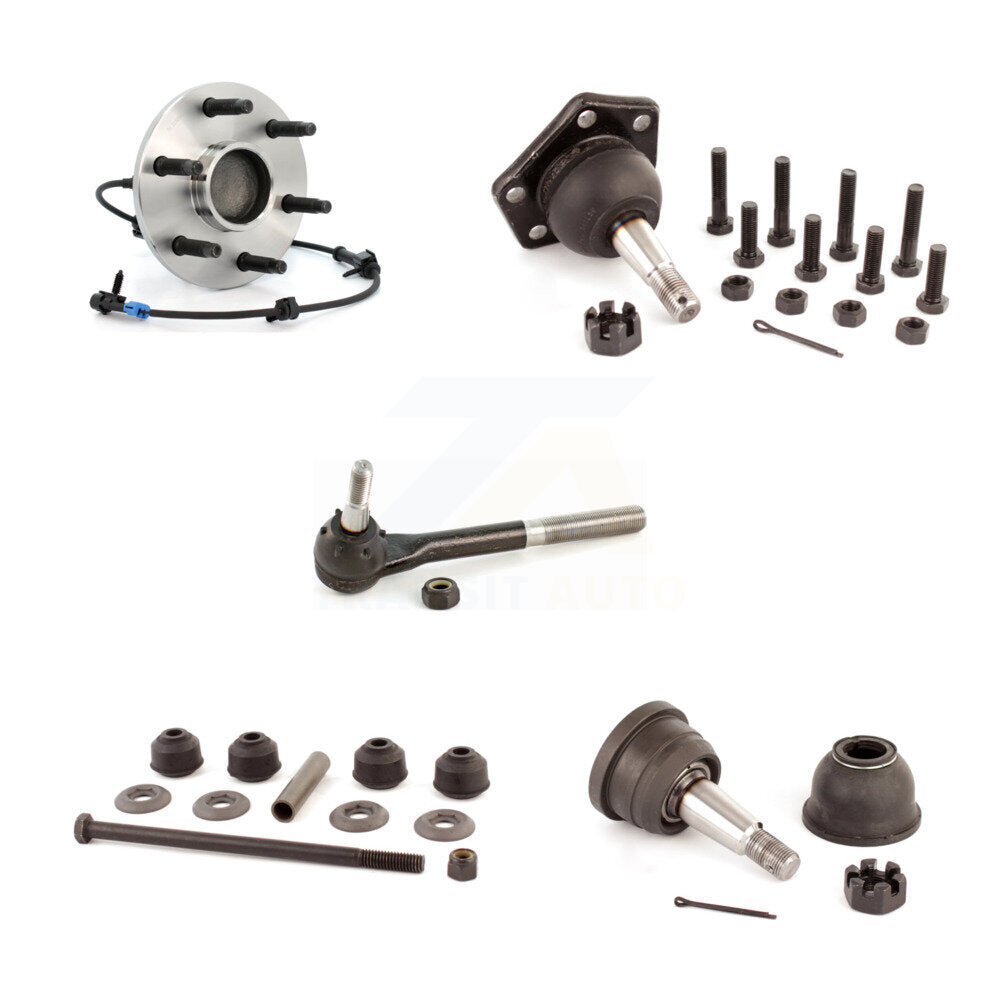 Bearing Upper Lower Ball Joint Outer Tie Rod Link Front Kit For Chevrolet Tahoe
