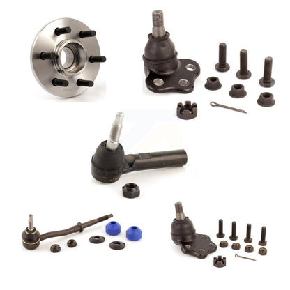 Hub Bearing Upper Lower Ball Joint Outer Tie Rod Link Front Kit (5Pc) For Dodge