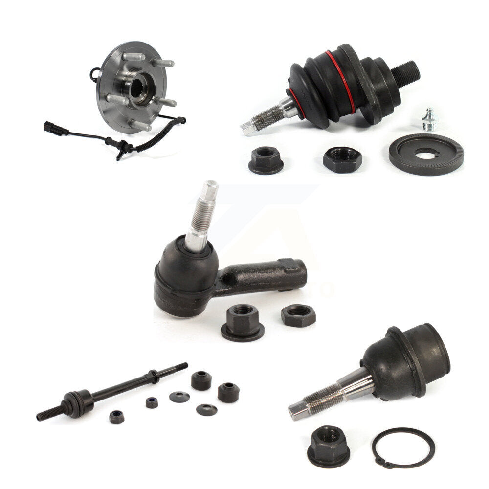 Bearing Upper Lower Ball Joint Outer Tie Rod & Link Front Kit (5Pc) For Ram 1500