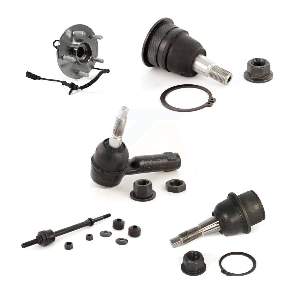 Bearing Upper Lower Ball Joint Outer Tie Rod & Link Front Kit (5Pc) For Ram 1500