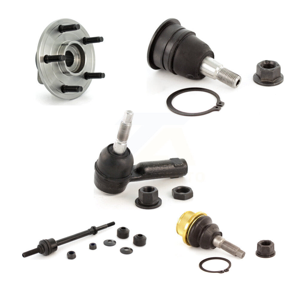 Bearing Upper Lower Ball Joint Outer Tie Rod & Link Front Kit For Dodge Ram 1500