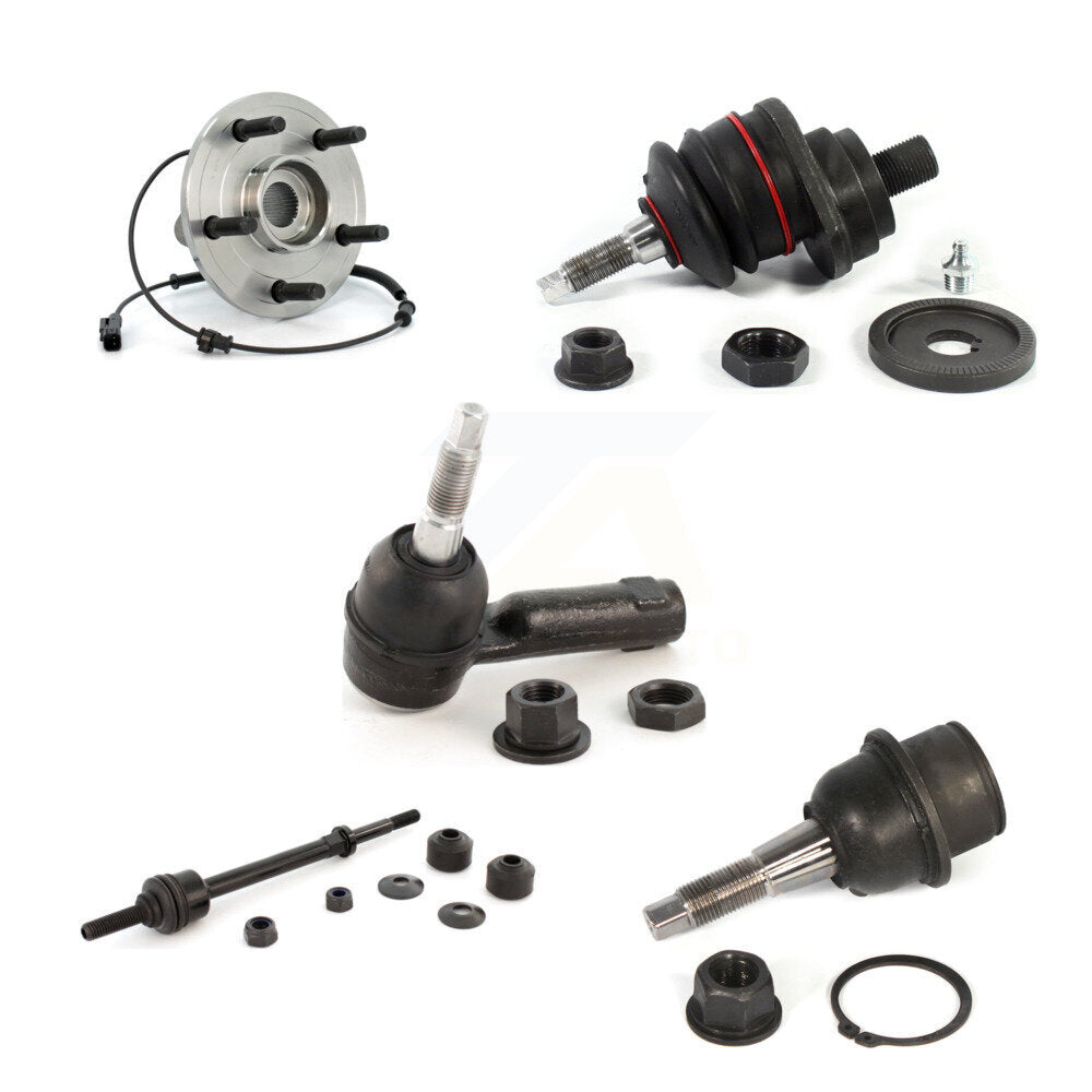 Bearing Upper Lower Ball Joint Outer Tie Rod & Link Front Kit (5Pc) For Ram 1500