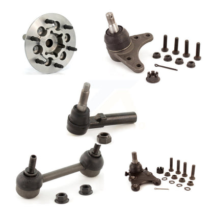 Bearing Upper Lower Ball Joint Outer Tie Rod Link Front Kit (5Pc) For Chevrolet