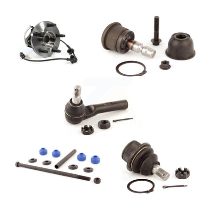 Bearing Upper Lower Ball Joint Outer Tie Rod Link Front Kit (5Pc) For Ford Mazda