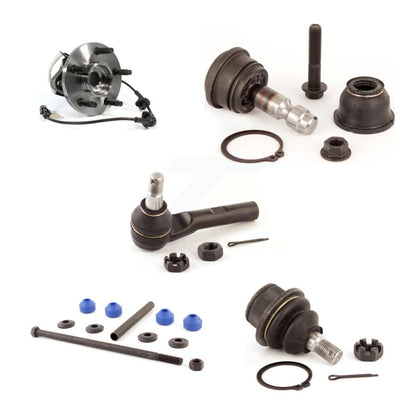 Bearing Upper Lower Ball Joint Outer Tie Rod Link Front Kit (5Pc) For Ford Mazda