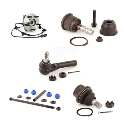 Bearing Upper Lower Ball Joint Outer Tie Rod Link Front Kit (5Pc) For Ford Mazda