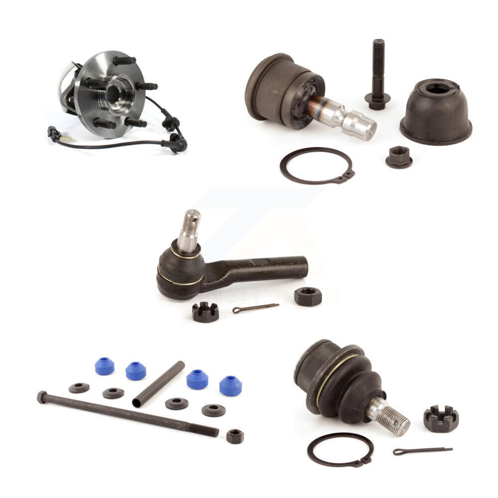 Bearing Upper Lower Ball Joint Outer Tie Rod Link Front Kit For Mazda B4000 4WD
