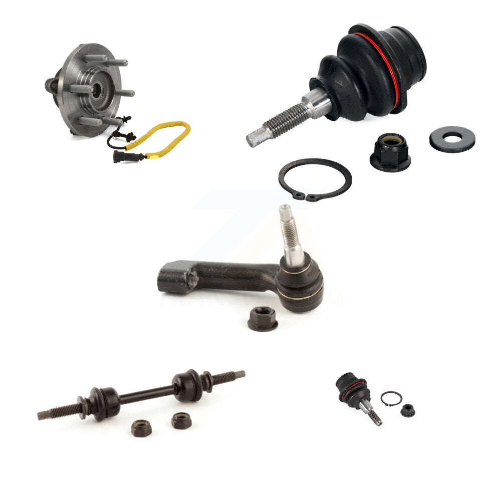 Bearing Upper Lower Ball Joint Outer Tie Rod Link Front Right Kit For Ford F-150