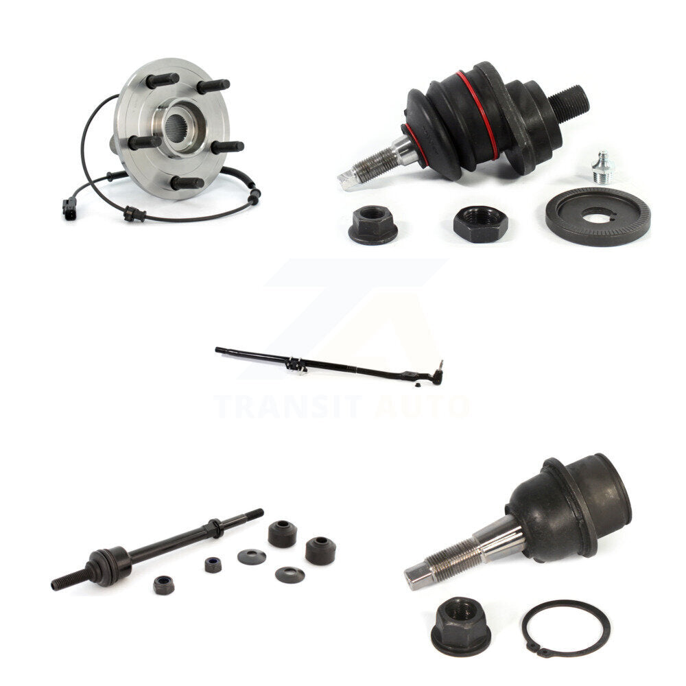 Bearing Upper Lower Ball Joint Outer Tie Rod & Link Front Right Kit For Ram 1500