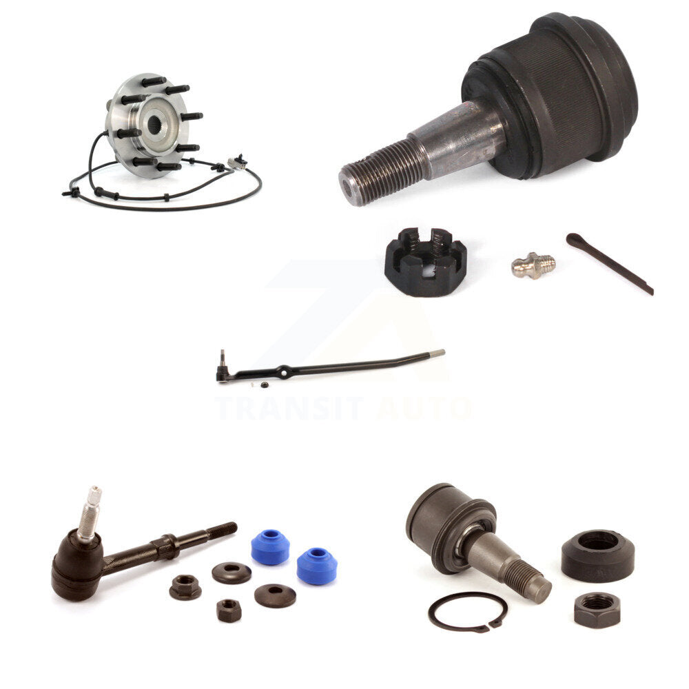 Bearing Upper Lower Ball Joint Outer Tie Rod & Sway Bar Link Front Right Kit For