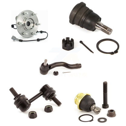 Bearing Upper Lower Ball Joint Outer Tie Rod Link Front Right Kit (5Pc) For QX56