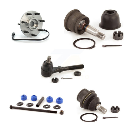 Bearing Upper Lower Ball Joint Outer Tie Rod Link Front Right Kit (5Pc) For Ford