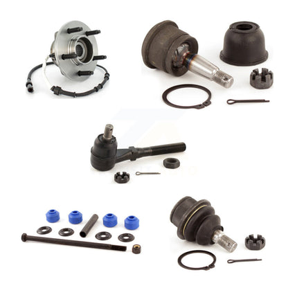 Bearing Upper Lower Ball Joint Outer Tie Rod Link Front Right Kit (5Pc) For Ford