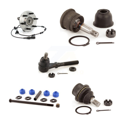 Bearing Upper Lower Ball Joint Outer Tie Rod Link Front Right Kit (5Pc) For Ford