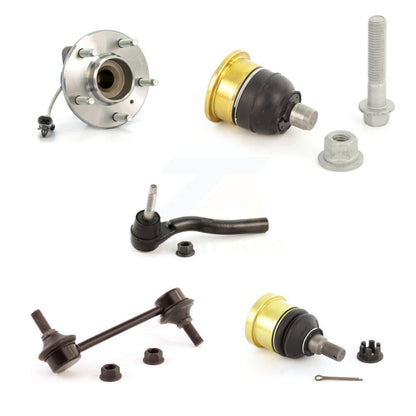 Bearing Upper Lower Ball Joint Outer Tie Rod & Sway Bar Link Front Right Kit For