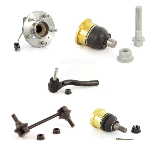 Bearing Upper Lower Ball Joint Outer Tie Rod & Sway Bar Link Front Right Kit For