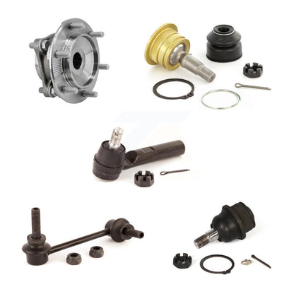 Bearing Upper Lower Ball Joint Outer Tie Rod & Link Front Right Kit (5Pc) For FJ