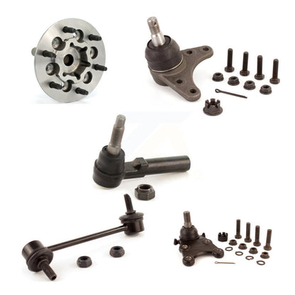 Bearing Upper Lower Ball Joint Outer Tie Rod Link Front Right Kit (5Pc) For GMC