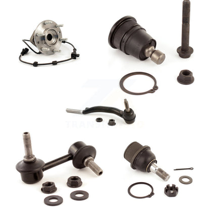 Bearing Upper Lower Ball Joint Outer Tie Rod Link Front Right Kit (5Pc) For GMC