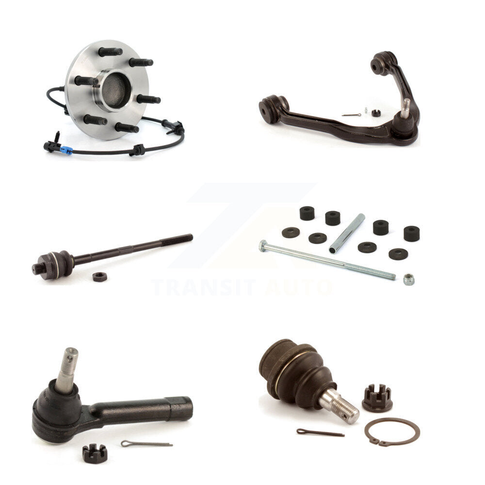 Bearing Upper Arm Lower Ball Joint Tie Rod Link Front Kit (6Pc) For Chevrolet XL