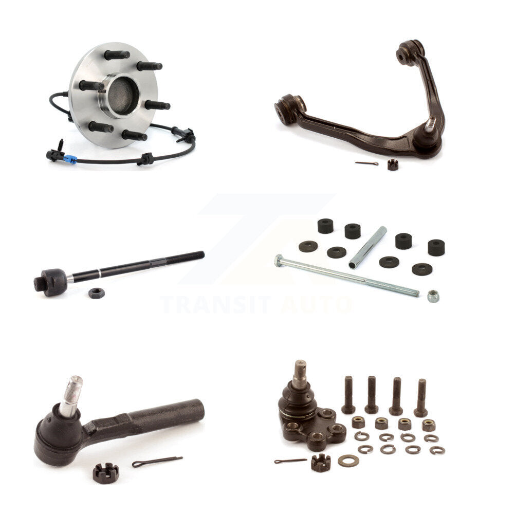 Bearing Upper Control Arm Lower Ball Joint Tie Rod Link Front Kit (6Pc) For 1500