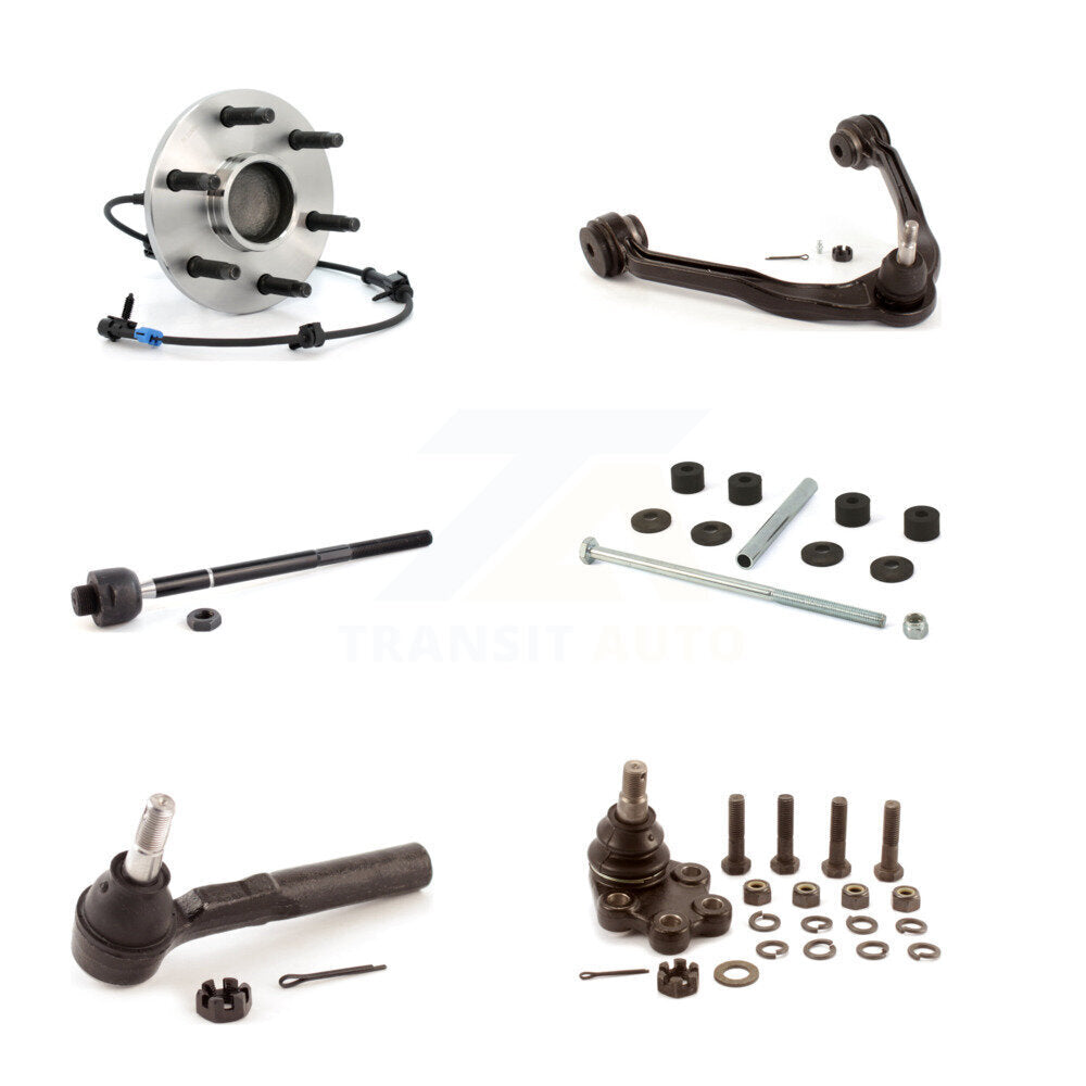 Bearing Upper Control Arm Lower Ball Joint Tie Rod Link Front Kit (6Pc) For 1500