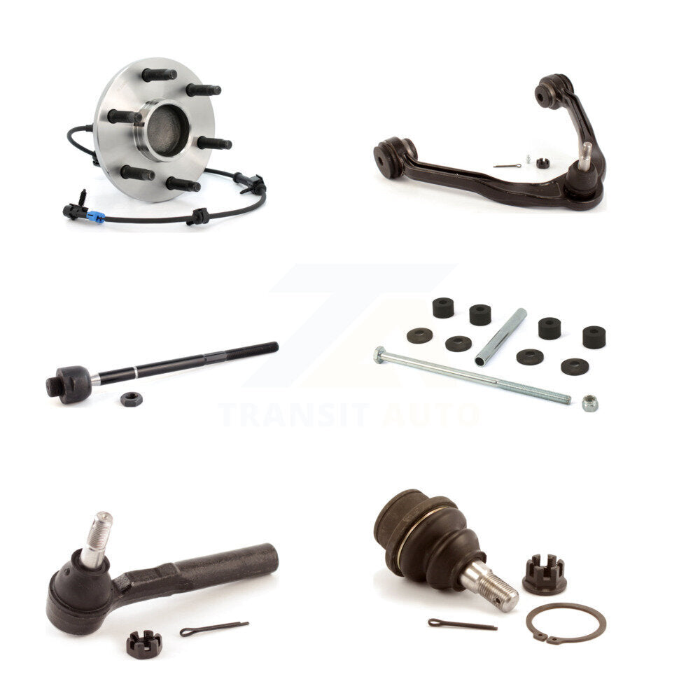 Bearing Upper Arm Lower Ball Joint Tie Rod & Link Front Kit (6Pc) For Chevrolet