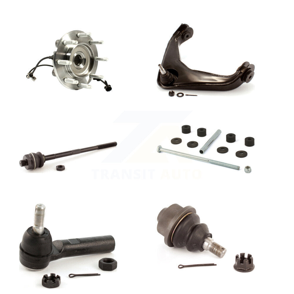 Bearing Upper Control Arm Lower Ball Joint Tie Rod Link Front Kit (6Pc) For GMC