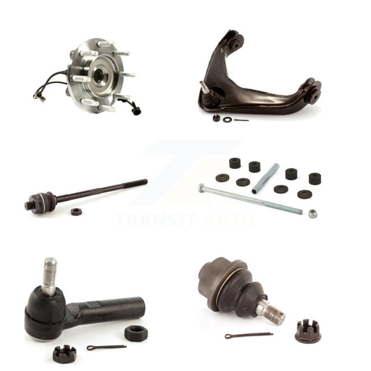 Bearing Upper Control Arm Lower Ball Joint Tie Rod Link Front Kit (6Pc) For GMC