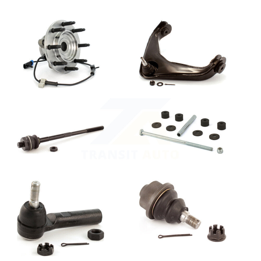 Bearing Upper Control Arm Lower Ball Joint Tie Rod Link Front Kit (6Pc) For GMC