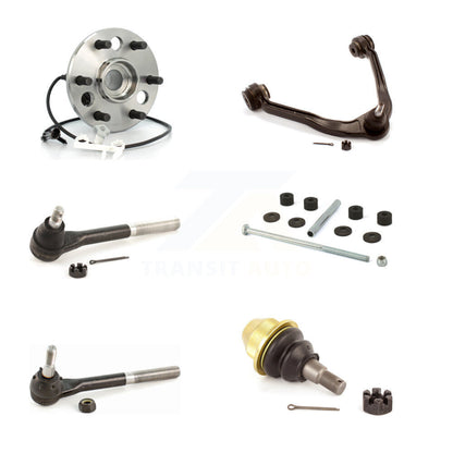 Bearing Upper Arm Lower Ball Joint Tie Rod & Link Front Kit (6Pc) For GMC Yukon
