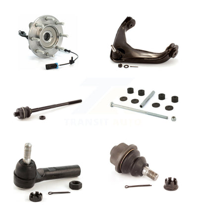 Bearing Upper Arm Lower Ball Joint Tie Rod & Link Front Kit (6Pc) For GMC Sierra