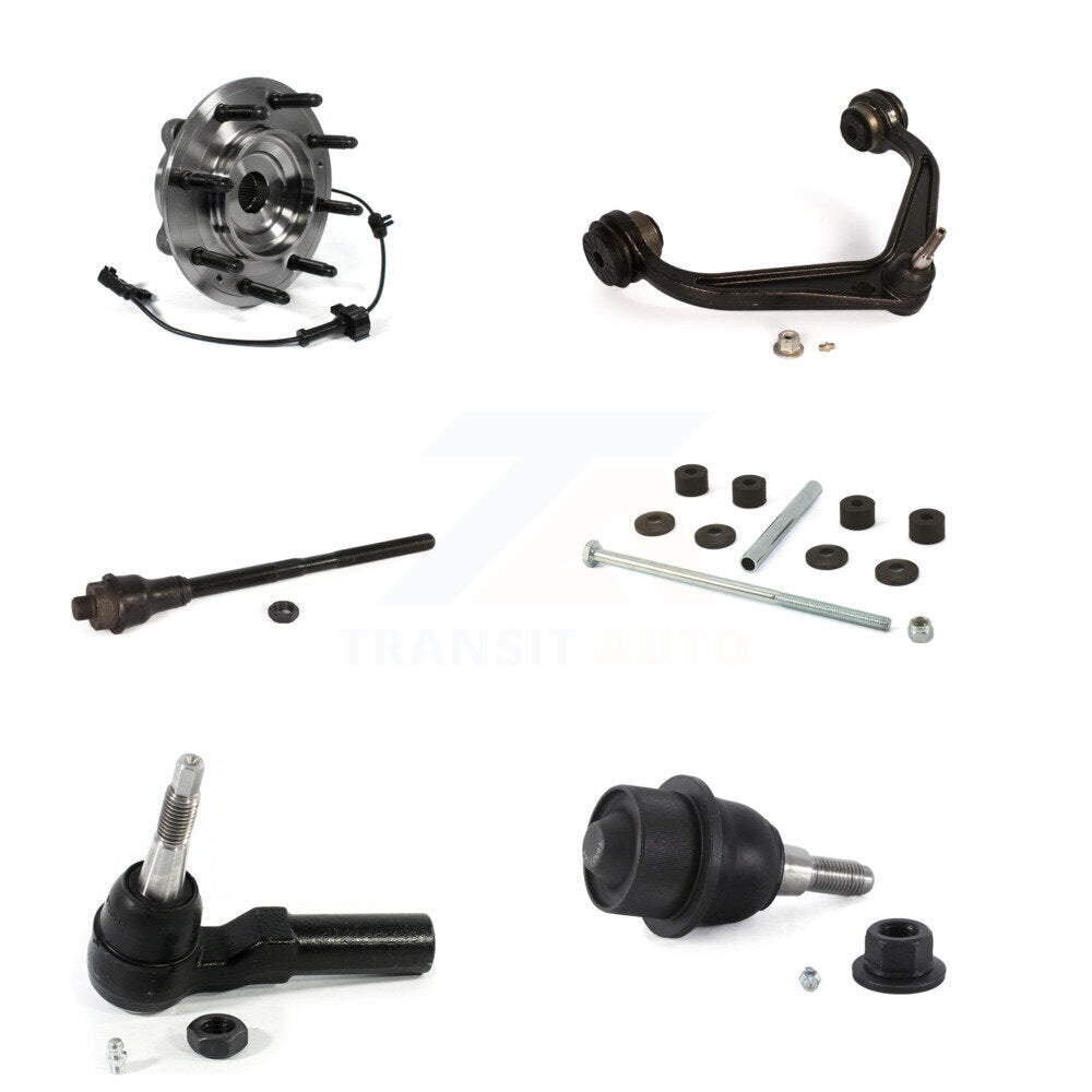 Bearing Upper Control Arm Lower Ball Joint Tie Rod Link Front Kit (6Pc) For GMC