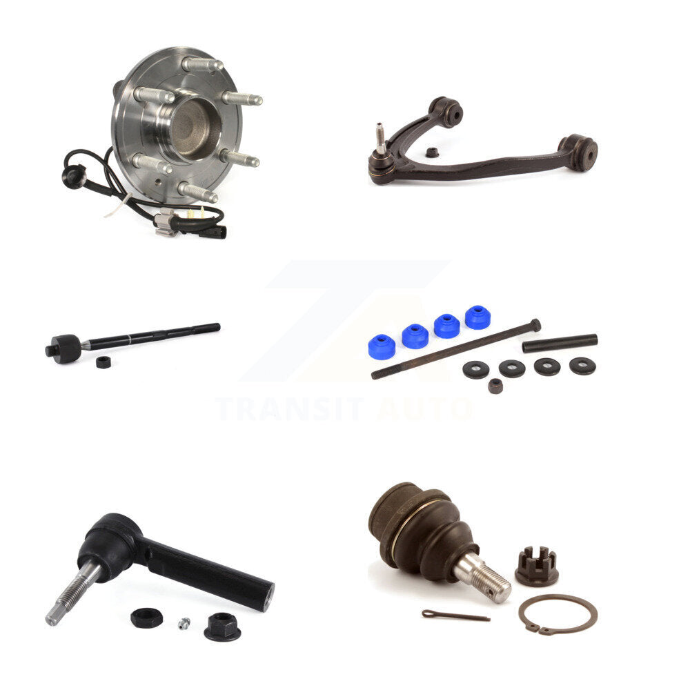 Bearing Upper Control Arm Lower Ball Joint Tie Rod & Link Front Left Kit For GMC