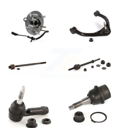 Hub Bearing Upper Control Arm Lower Ball Joint Tie Rod & Link Front Left Kit For