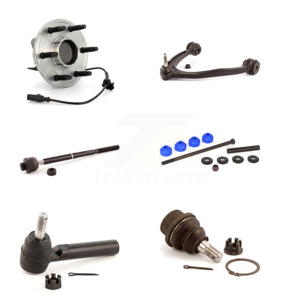 Bearing Upper Control Arm Lower Ball Joint Tie Rod & Link Front Left Kit For GMC