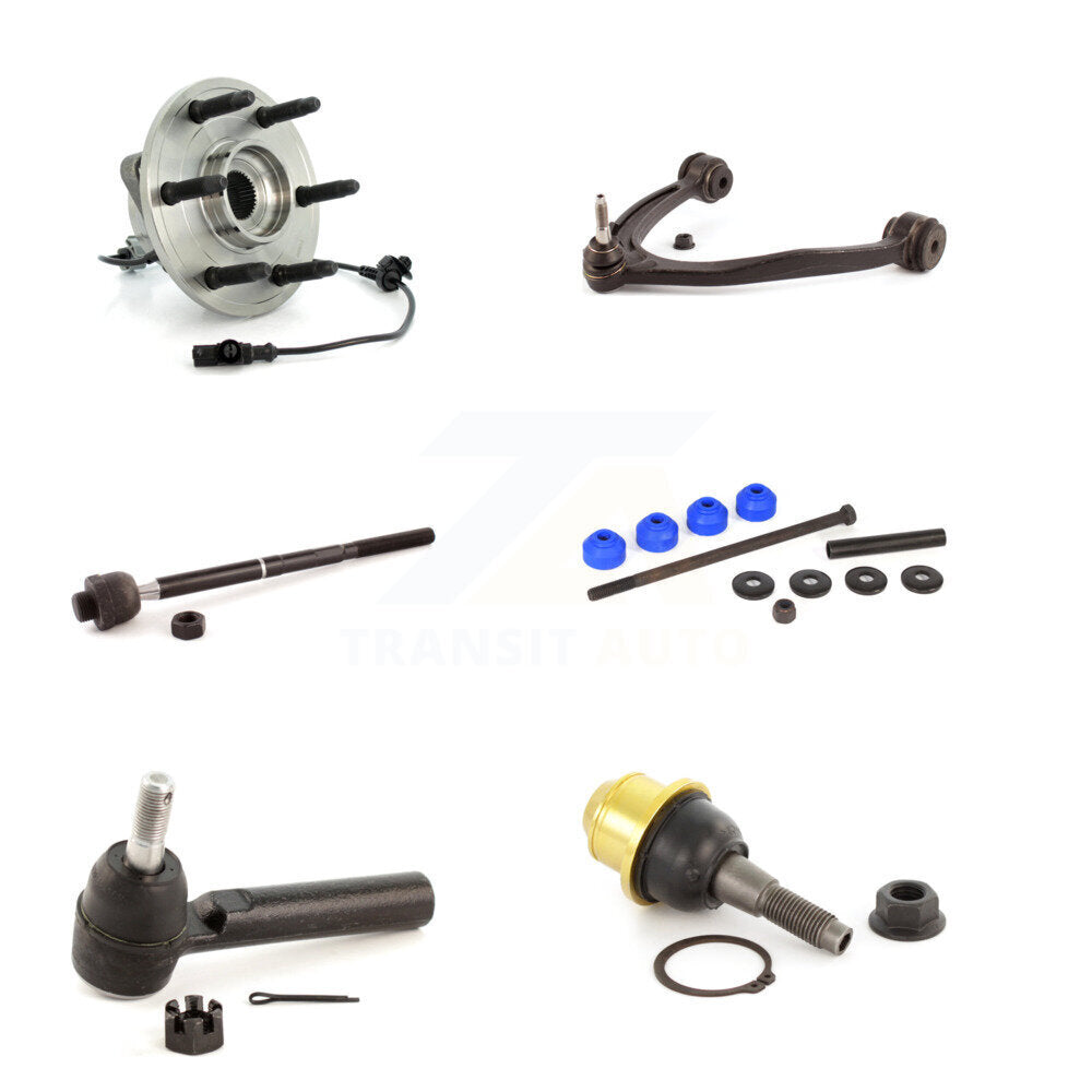 Bearing Upper Control Arm Lower Ball Joint Tie Rod & Link Front Left Kit For GMC