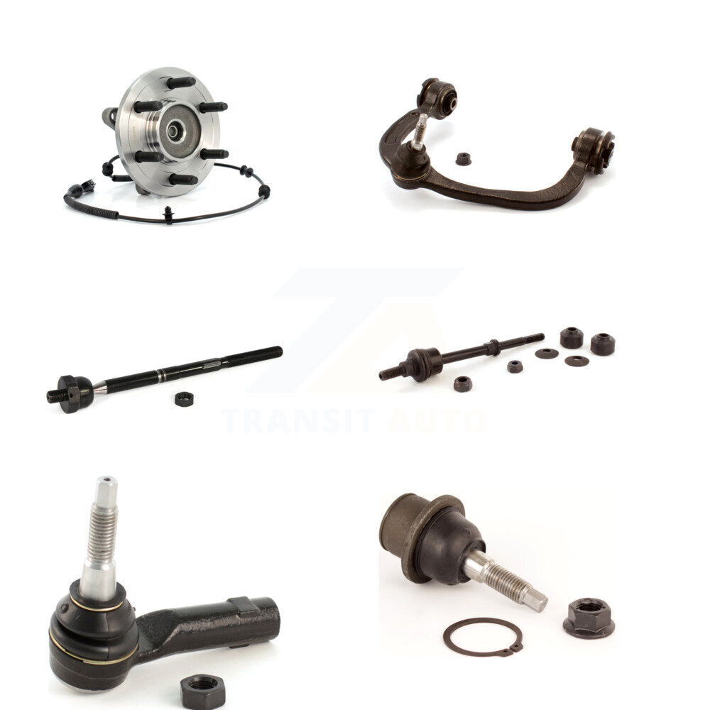 Bearing Upper Control Arm Lower Ball Joint Tie Rod Link Front Left Kit For Ford